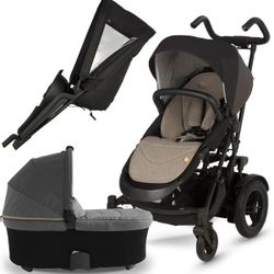 Miralite Two Folded Stroller And Basinet 