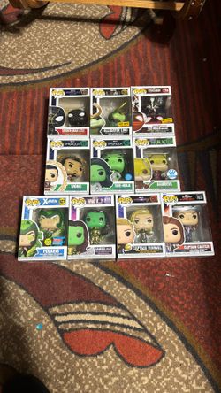 Funko Pops Marvel