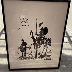 Don Quixote Artwork Framed