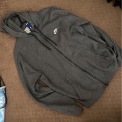 Nike Zipper Dark Grey Hoodie