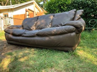 Leather sofa