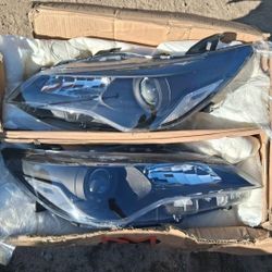15-17 Toyota Camry Headlights Faros Calaveras Micas Luces Lamps