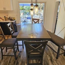 Ashley Table And Barstools