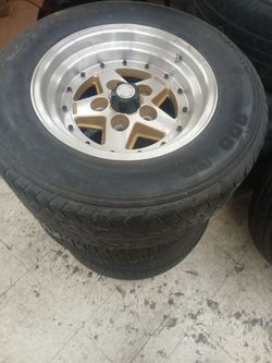 15"  american racing wheels and tires