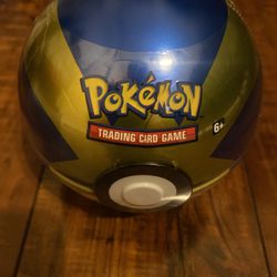 Pokemon Quick Ball 3 Pack Pokeball Tin D21 with Coin! New! Sealed!