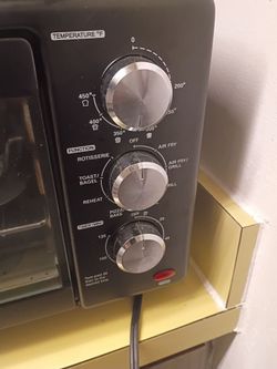 Air Fryer Toaster Oven with Rotisserie