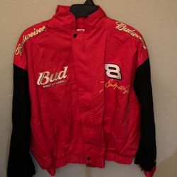 Budweiser Race Jacket MENS SZ LARGE