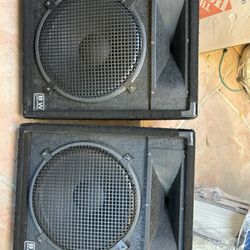 Pair Peavey 1545-M USA Made Monitors.  15" Woofer