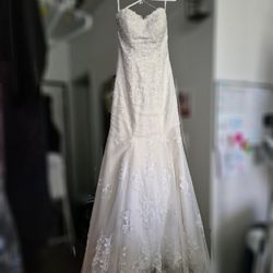 Stella York Wedding Dress Size 10 Bridal Gown Train