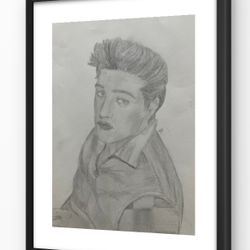 Elvis Presley Hand Made Drawing 