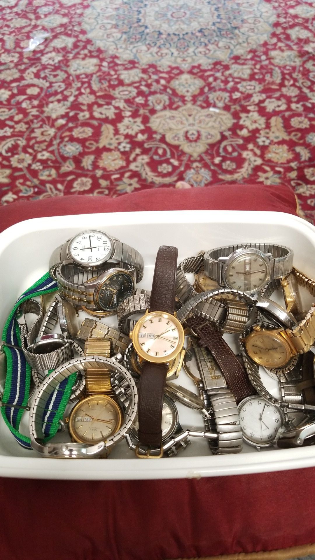 WHOLE LOT OF NEW AND OLD TIMEX WATCHES BUNDLE