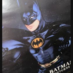 BATMAN RETURNS Vintage Poster 1992 Movie Michael Keaton DC Comics 