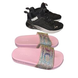 Size 13 Girls Shoes Sneaker Slides Puma Bebe