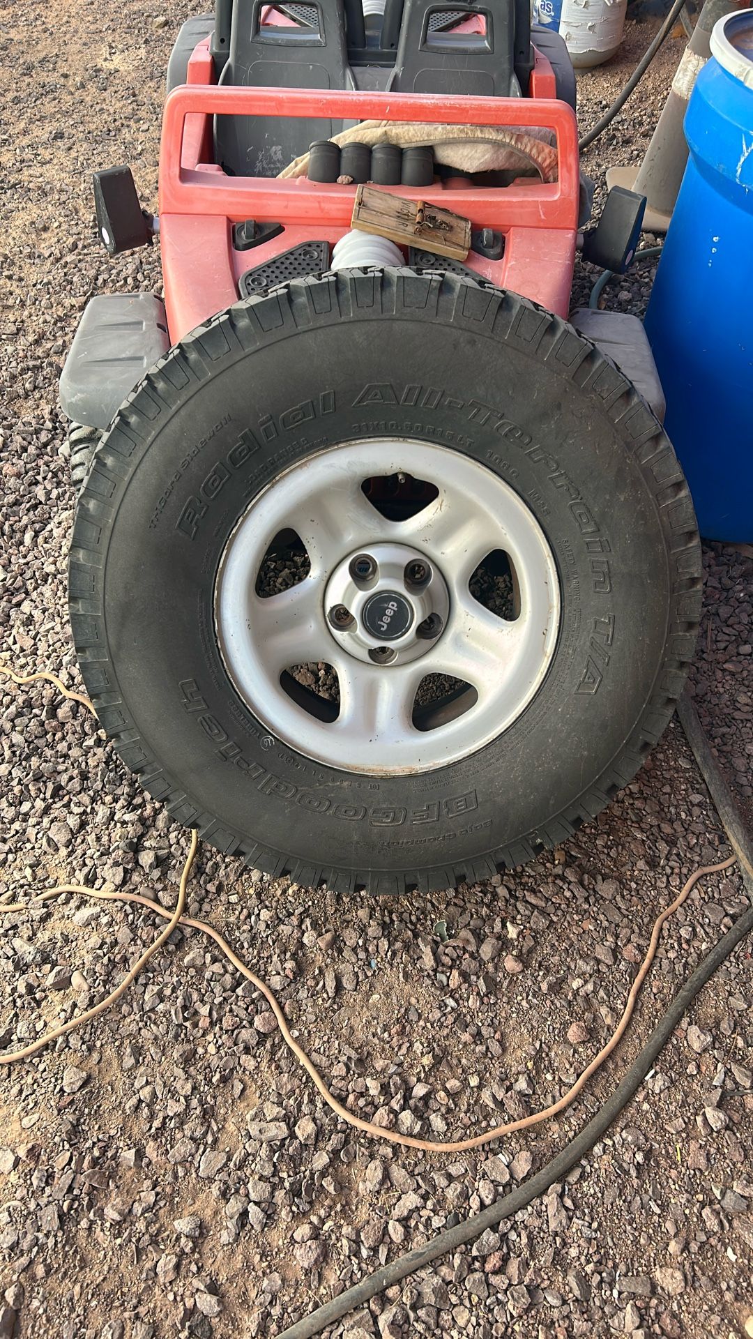Jeep Wrangler TJ Spare Tire