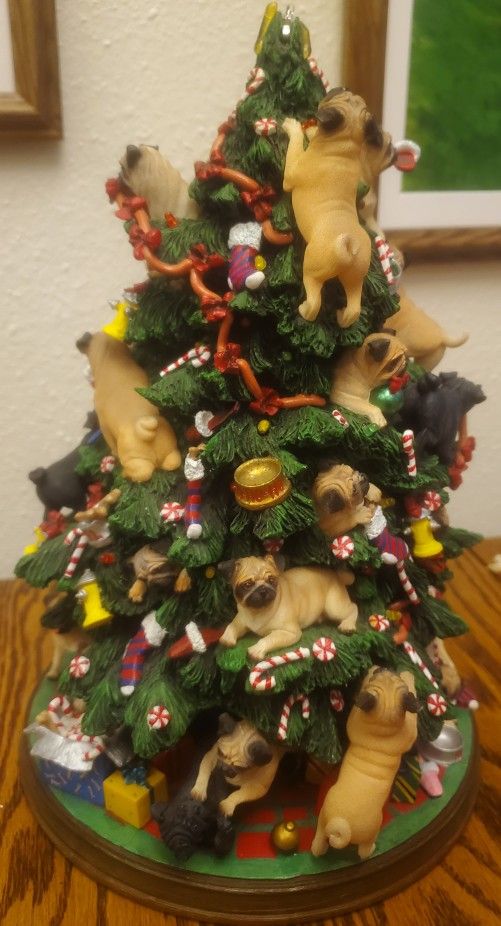 Danbury Mint Pug Tree  No Star