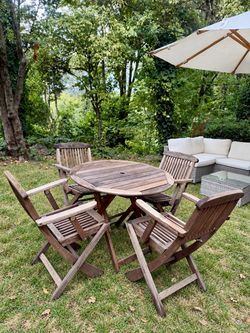 Solid Teak Outdoor Patio Dining Furniture