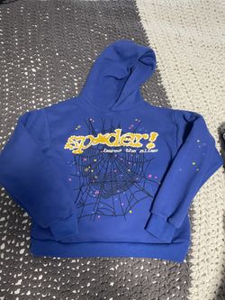 SP5DER Hoodie Tc Blue Size S Cyber Monday Deal 