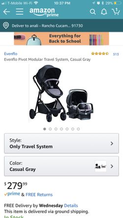 Evenflo travel system
