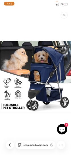 MoNiBloom Pet Stroller Brand new, still sealed in the original box.