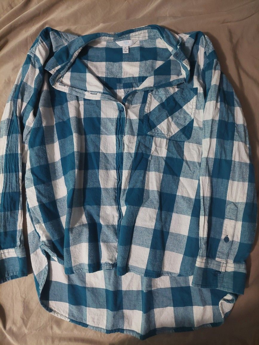 Womens/Mens Plaid Shirt