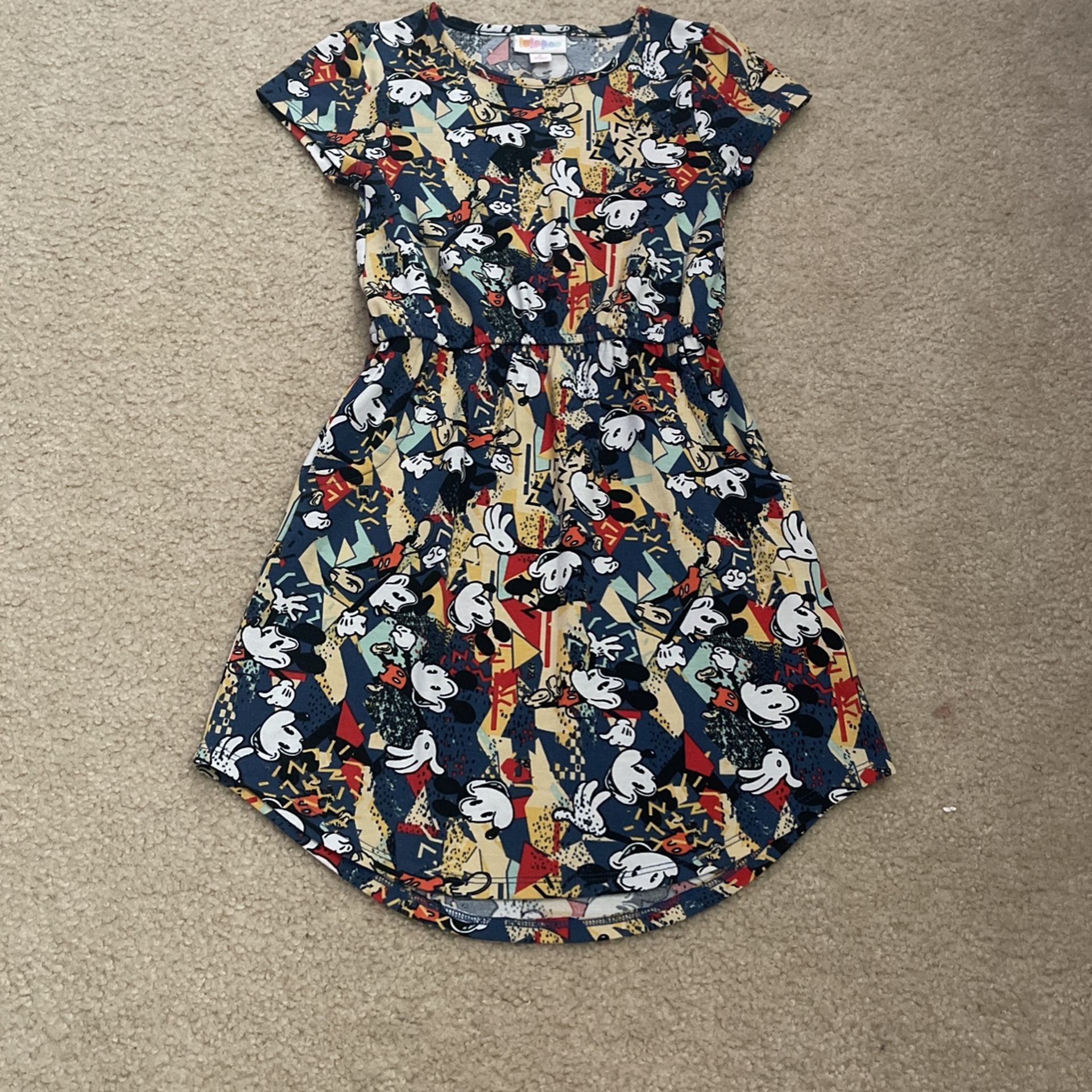 Mickey MouseGirls Size 6 Year Old Lularoe Dress