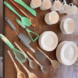 Dishes ! ( used but great for a new starter)