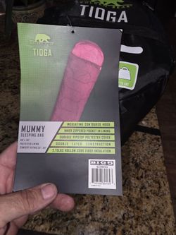 Tioga mummy sleeping bag