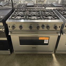 VIKING 36” All Gas Range 6 Burners‼️