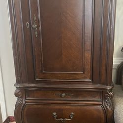Antique Jewelry Armoire 