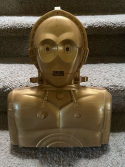 Star Wars CP-3O Unique Light Up Carry Case with Figures 1996