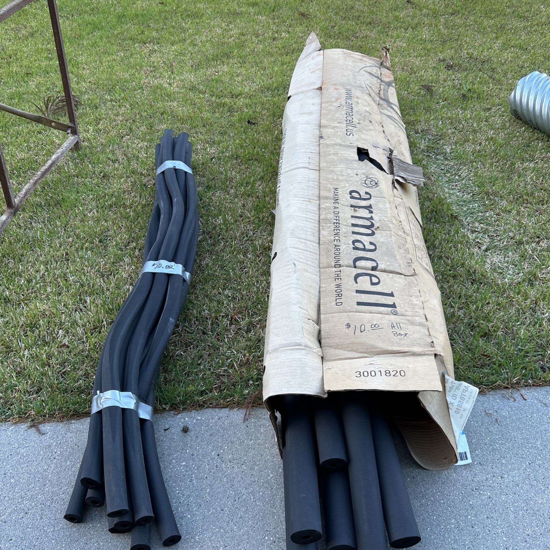 Pipe insulation. 