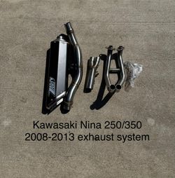 Kawasaki Ninja  250-- 350 --2008 -- 2013 exhaust pipe system