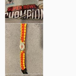 Kansas City Chiefs T-shirt And Bracelet