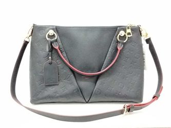 Louis Vuitton Marine Rouge Leather V Tote Mk0826lizx