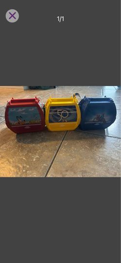 Disney sky-liner popcorn buckets set of three