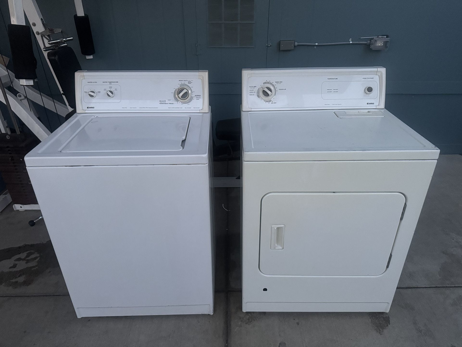 Kenmore Washer Dryer Set