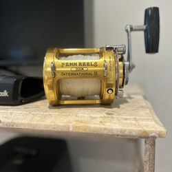 Penn International II 30SW COMBO - Custom-Made 6ft Heavy Rod with Stuart Metal Butt & Roller Guides