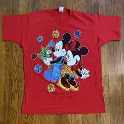 Vintage Disney Mickey and Minnie t shirt