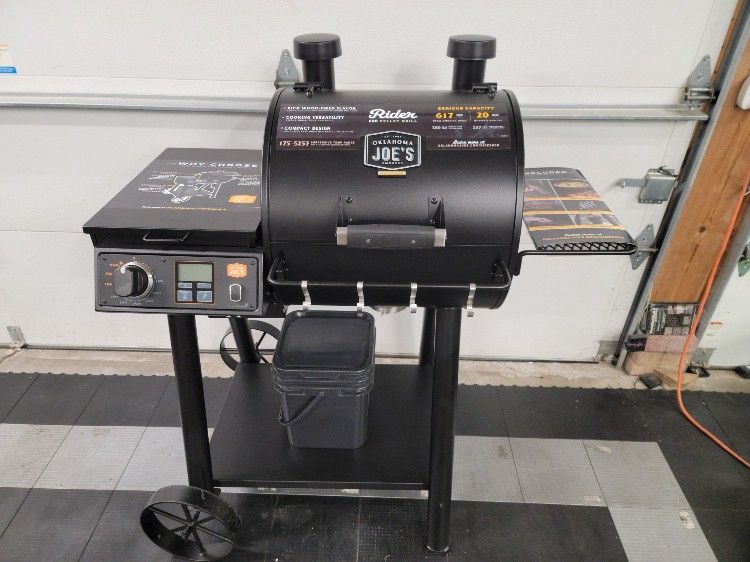 OKLAHOMA JOE'S
Rider 600 G2 Pellet Grill, Smoker, Smoke, Pelet, Traeger