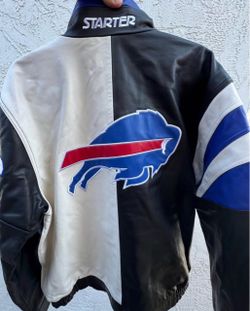 Buffalo Bills Full ZIP GENUINE LEATHER JACKET Size XL - New With Tags