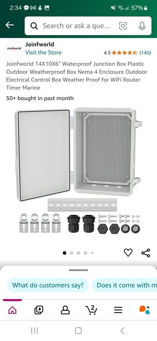 14X10X6" Waterproof Junction Box