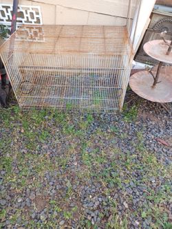 2 Large Bird Cages $25. Ea. See description other cage.