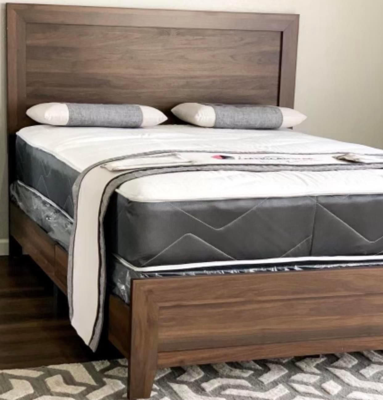 King Size Bed And Mattress Set/Full $299/Queen $349/King $399