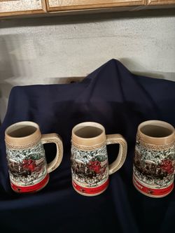Budweiser King of Beers C Series Anheuser Busch Inc Beer Stein  $30 ea or $80 for all