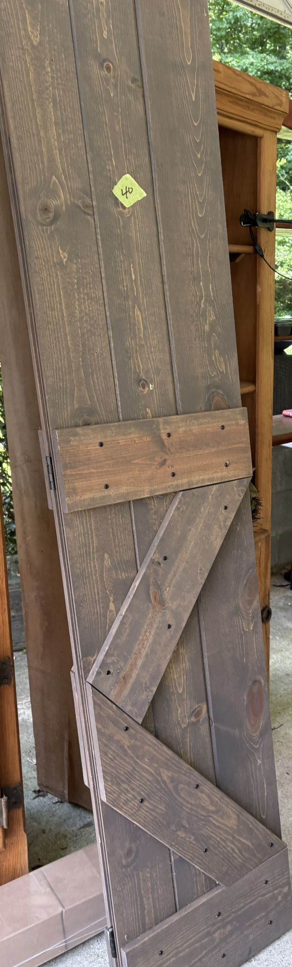 Bi Fold Barn Door With Rail And Hardware