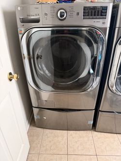 LG Steam Front-Load Washer and dryer
