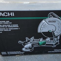 Hitachi 15 Amps 14-in Steel Base Chop Saw w/ 4.5in Grinder