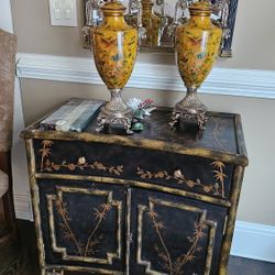 Wood Painted Japanese Style 