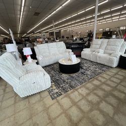 Power Reclining Sofa And Love Seat 