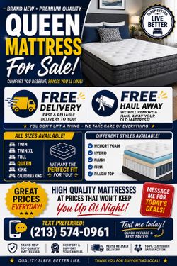 🛏️ NEW QUEEN MATTRESS FOR SALE 🛏️